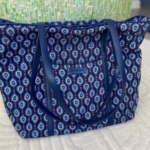 Vera Bradley Marrakesh Motifs Leather Trim Tote